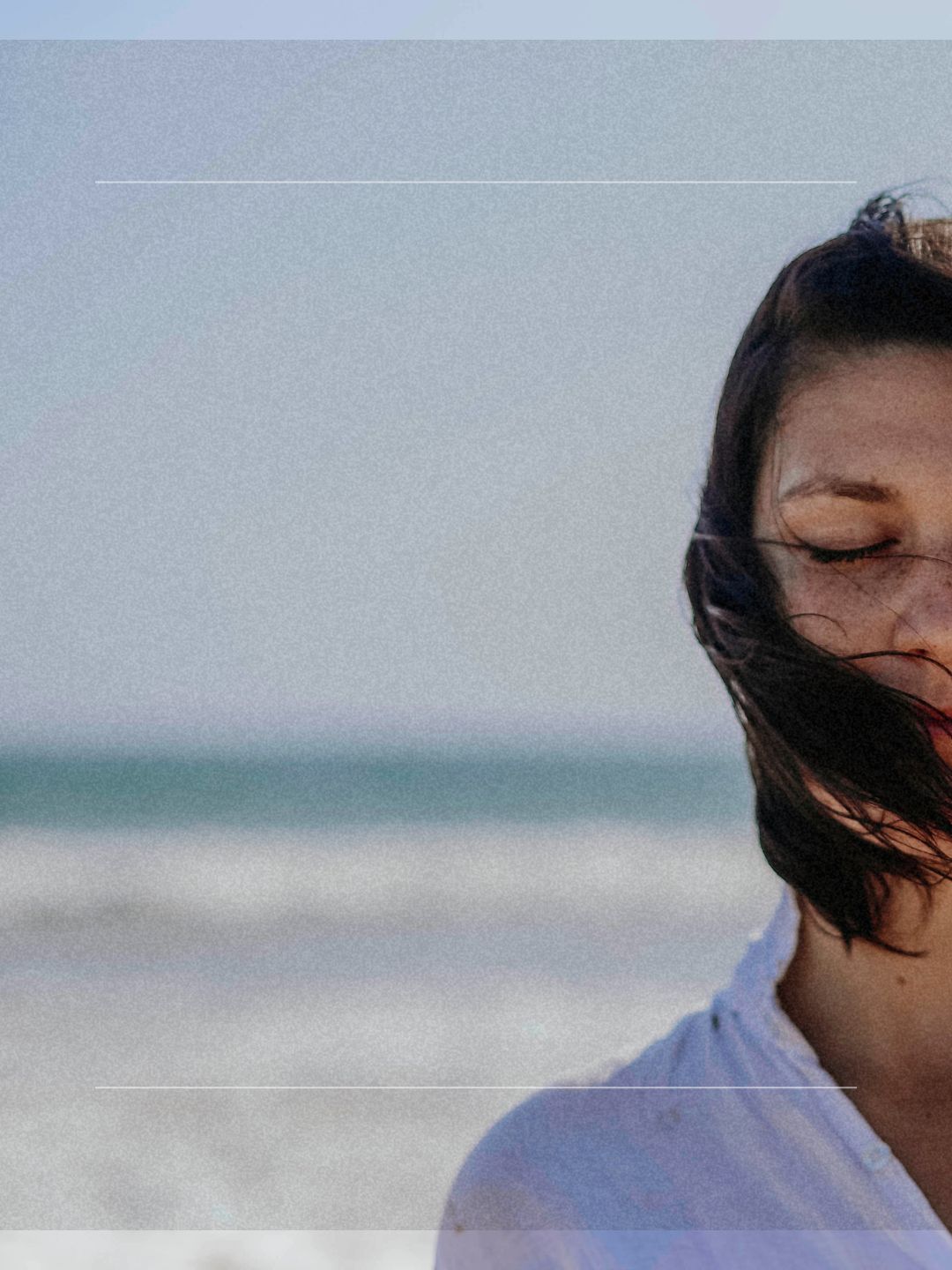 Natural Lift Facial Massage in Moray Calm face sea background